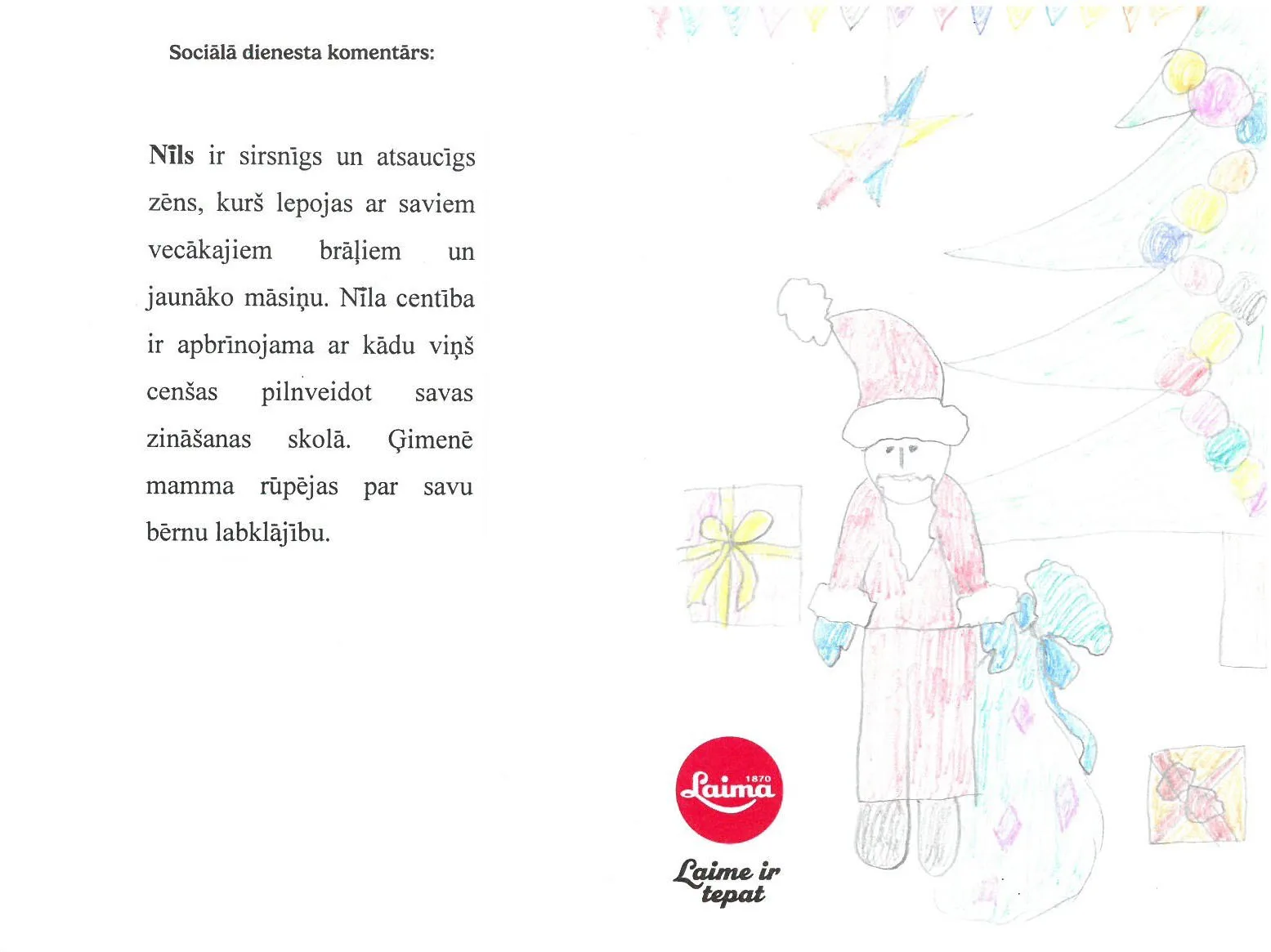 Nīls sapņo par skolas somu Nike