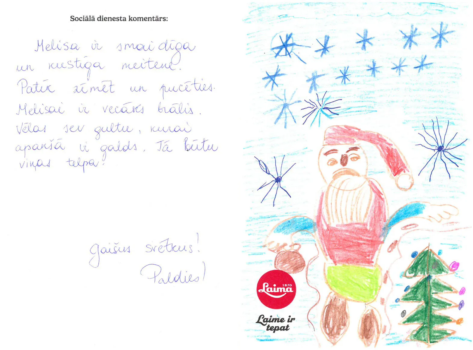 Melisa sapņo par gultu vai lielo Labubu.